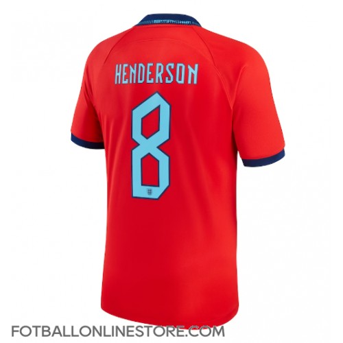 Billige England Jordan Henderson #8 Bortetrøye VM 2022 Kortermet